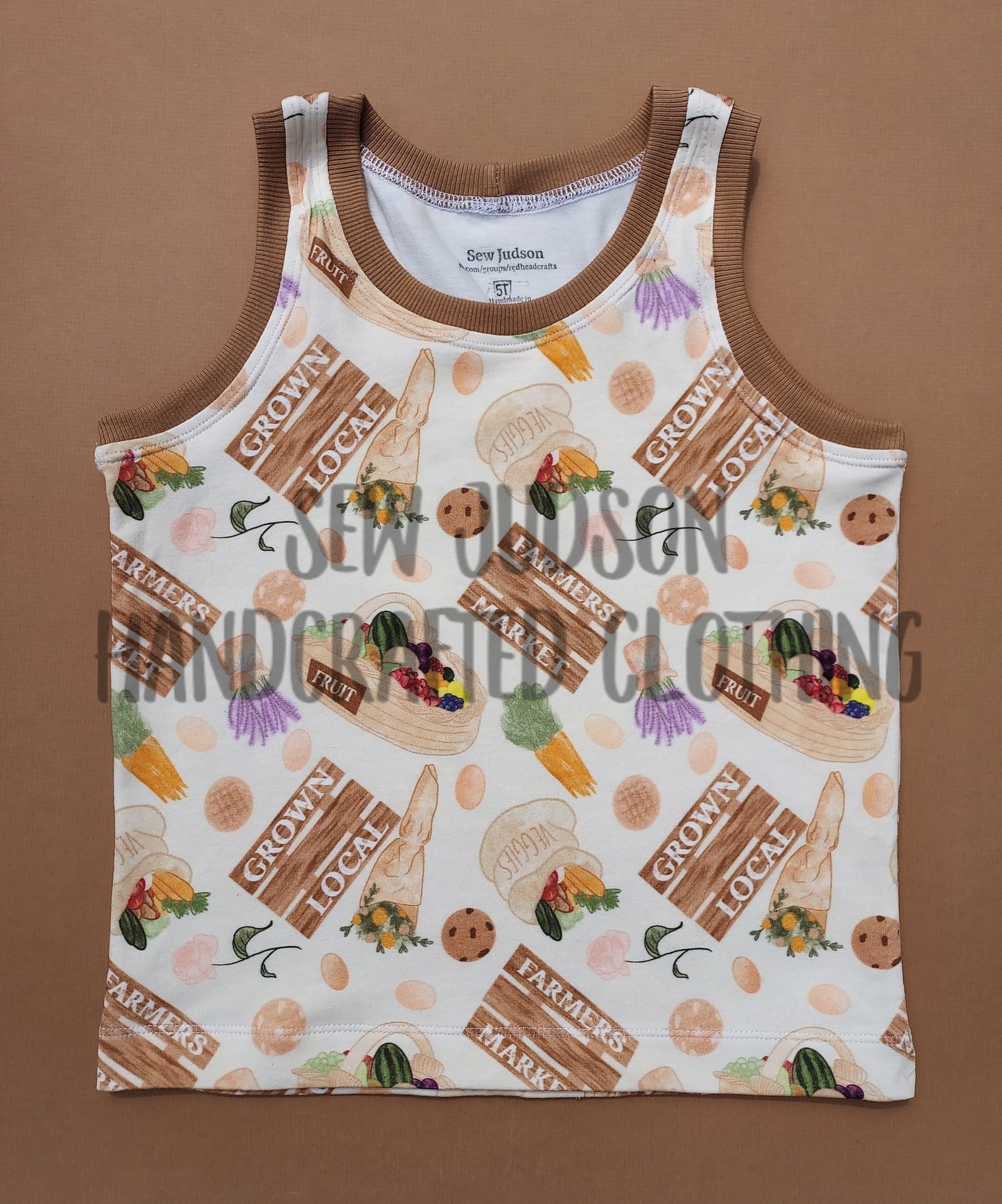 Farmer's Market sunny tank- organic