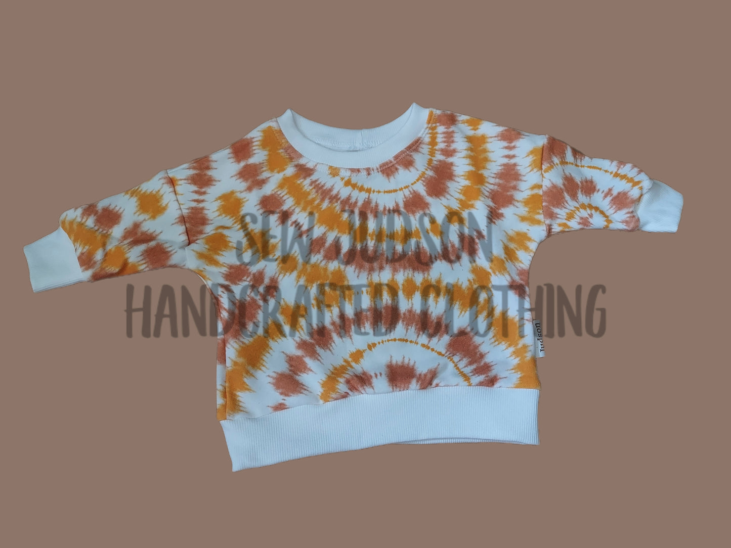 6/9m fall tie dye dolman sweater- organic