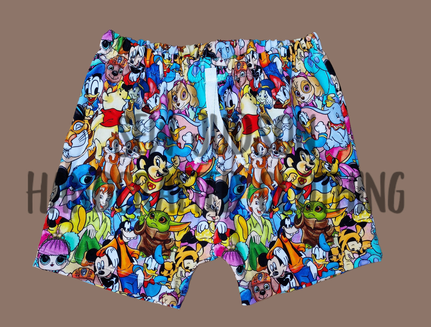 Character mash up play shorts