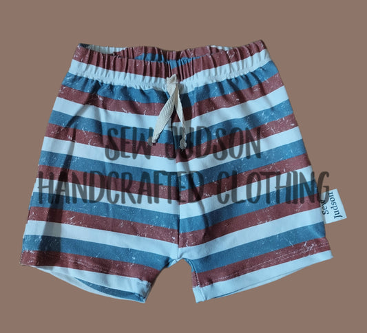 2t rwb striped play shorts