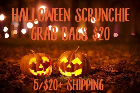 Halloween Scrunchie Grab Bags